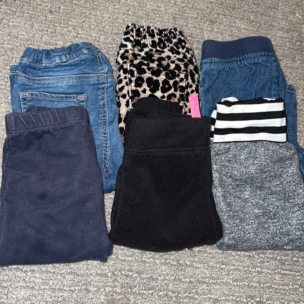 6 girls pants